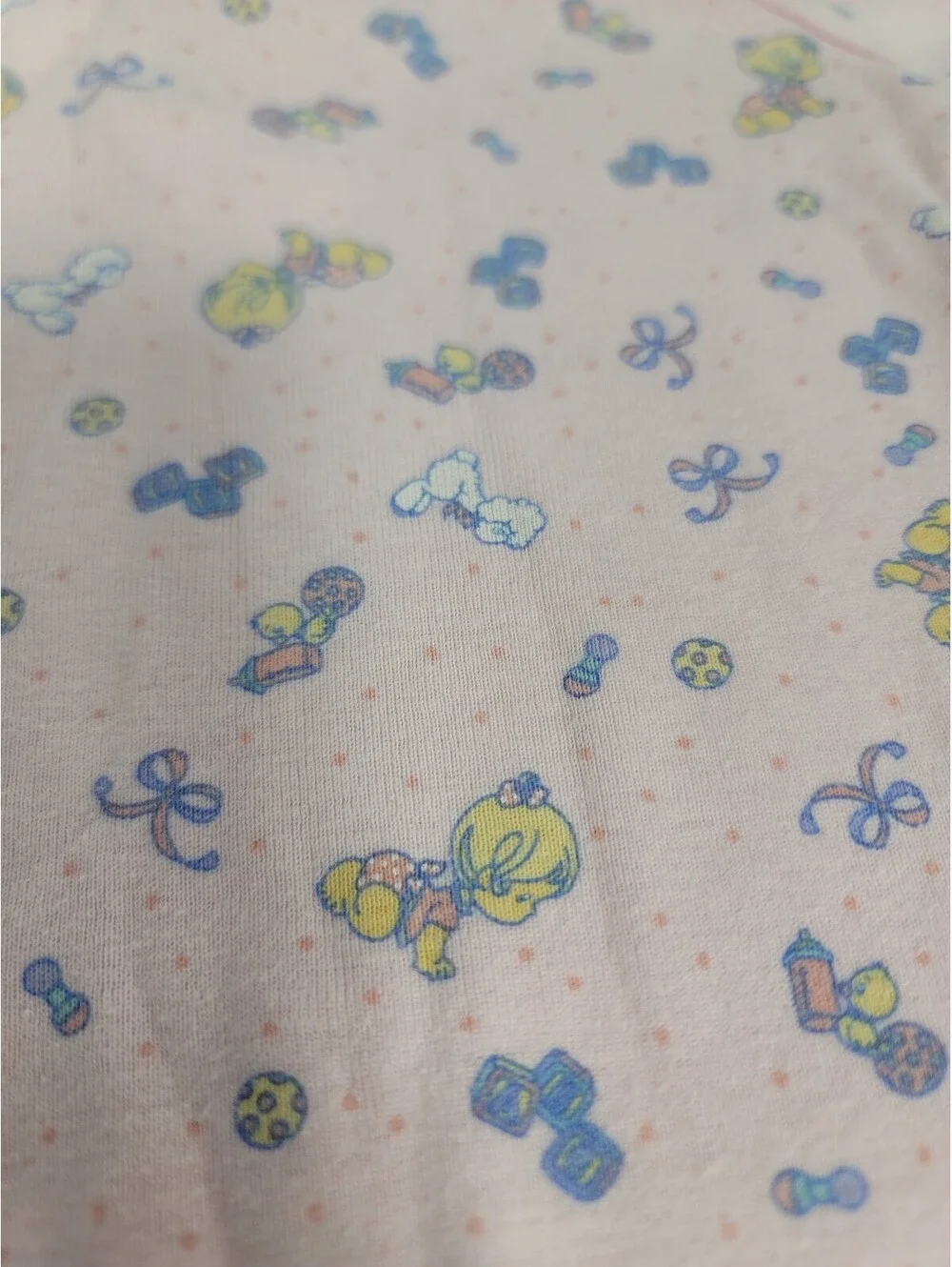 Vintage Precious Moments Baby Pink Sleep Gown